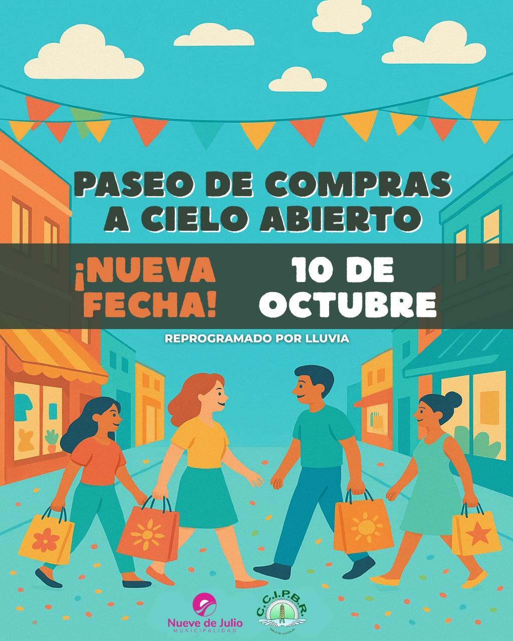 SE REPROGRAMÓ EL PASEO DE COMPRAS A CIELO ABIERTO